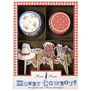 Howdy cowboy cupcake kit