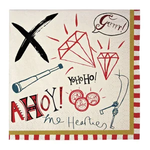 Ahoy there pirate servilletas S