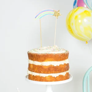 Rainbows Shooting Star cake topper - Adorno para tarta
