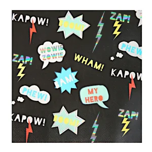 Super Hero 12 servilletas grandes