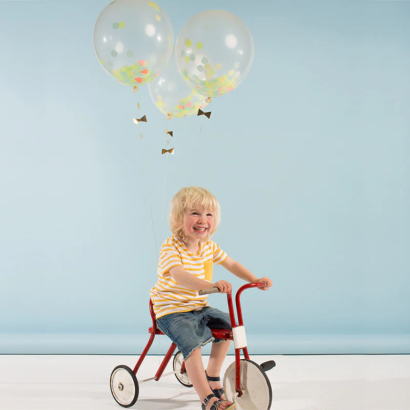 Kit para globos con confetti pastel - Imagen 4