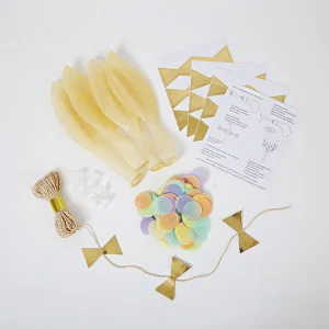 Kit para globos con confetti pastel