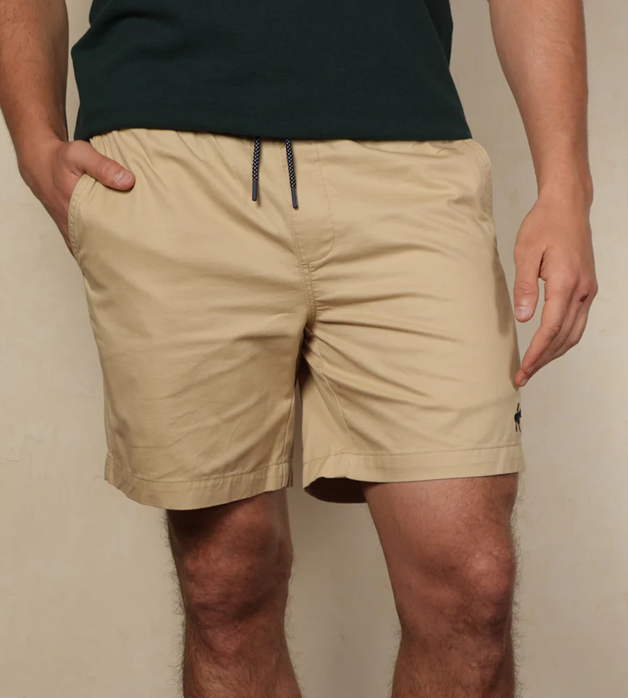 Bermuda Tejido Plano Color Arena Ref. 117021125 - Imagen 4