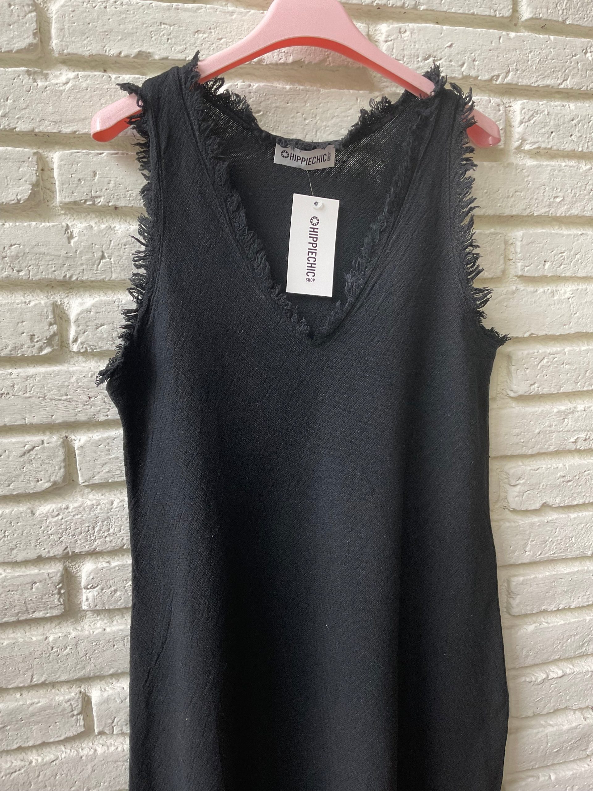 VESTIDO LINO ADRIEN NEGRO - Imagen 3