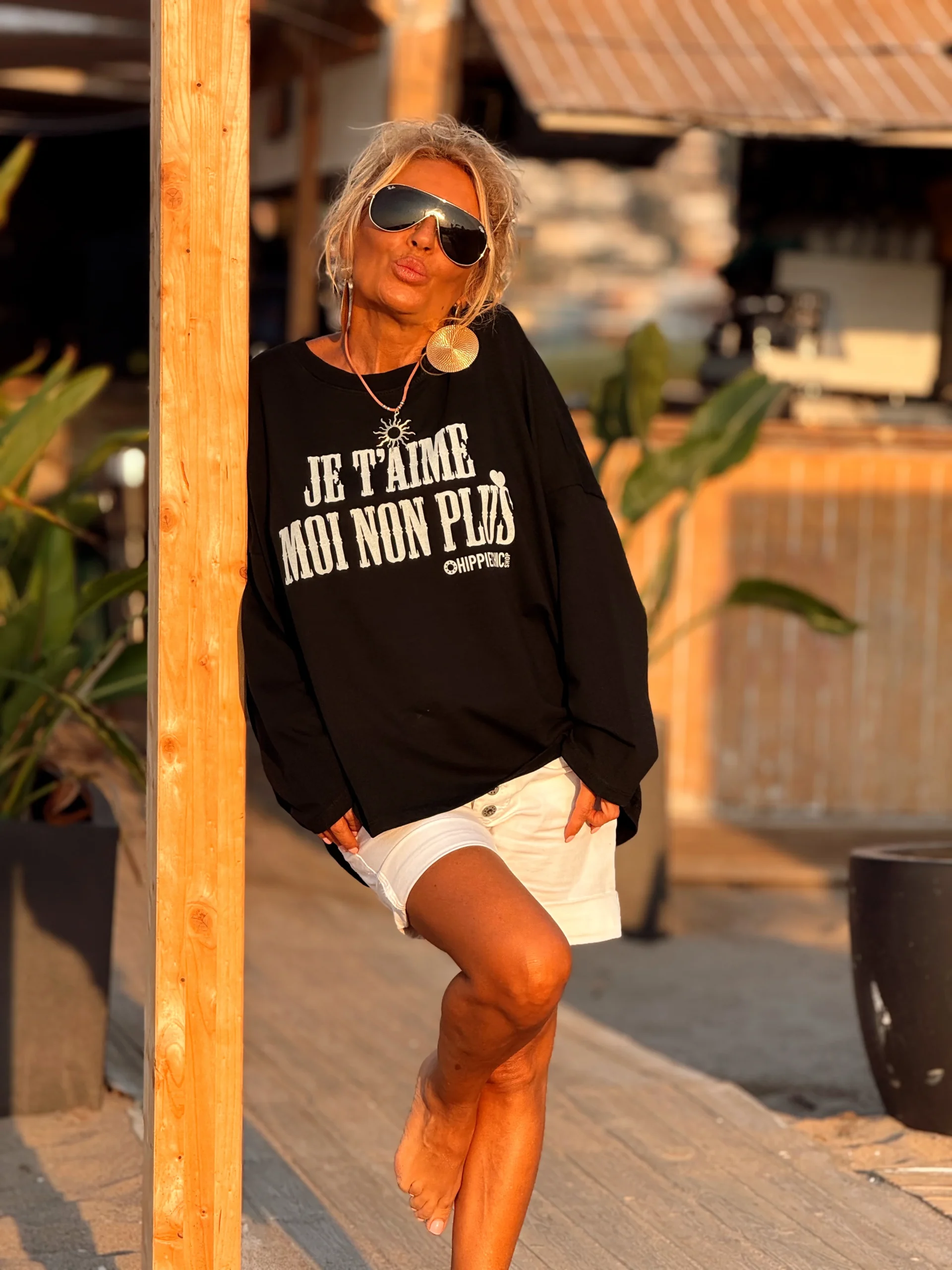 SUDADERA OVERSIZE JE T’AIME MOI NON PLUS MULTICOLOR - Imagen 8