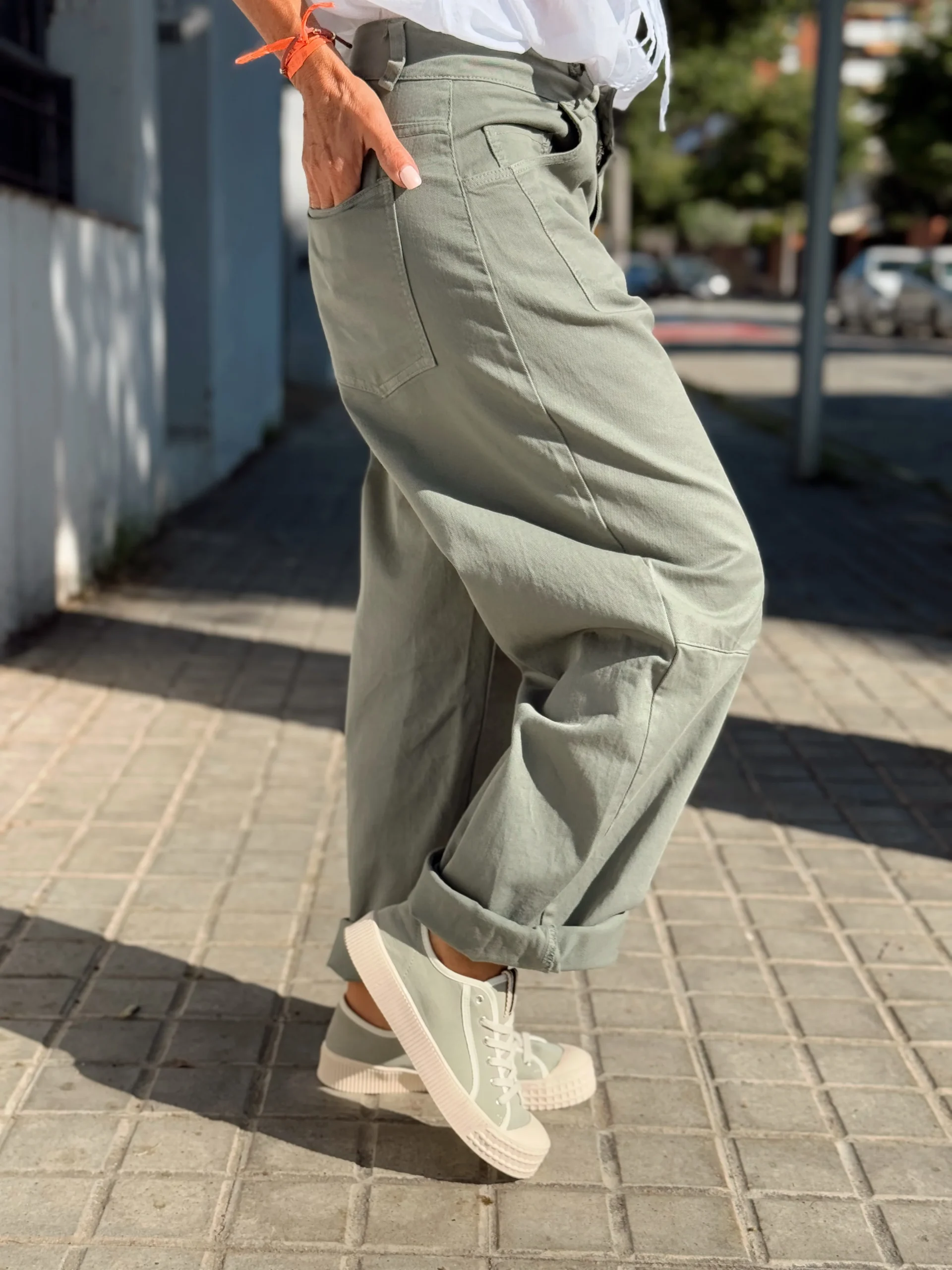 PANTALON TERESA KAKI - Imagen 7