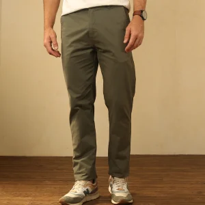 Pantalón Clásico Color Verde Militar Ref. 111020725