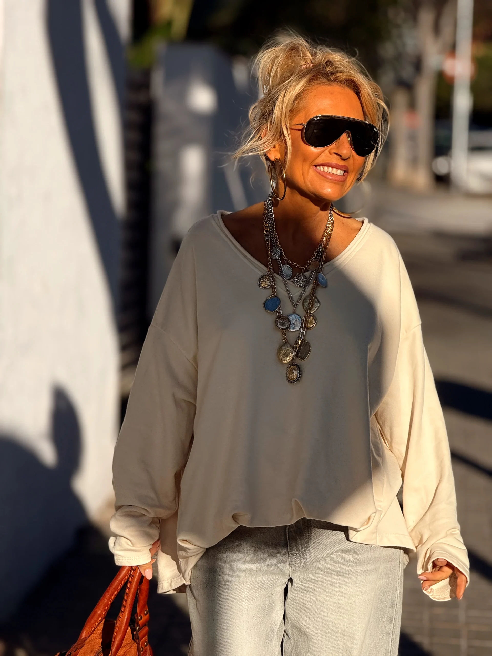 SUDADERA OVERSIZE FILOMENA MULTICOLOR - Imagen 6