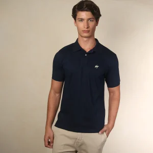Polo Fondo Entero Color Azul Oscuro Ref. 101030925