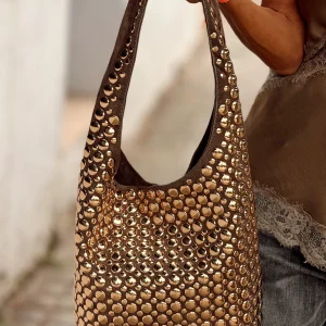 BOLSO TACHAS MULTICOLOR