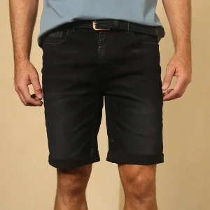 Bermuda Tejido Plano Color Azul índigo Oscuro Ref. 117110625