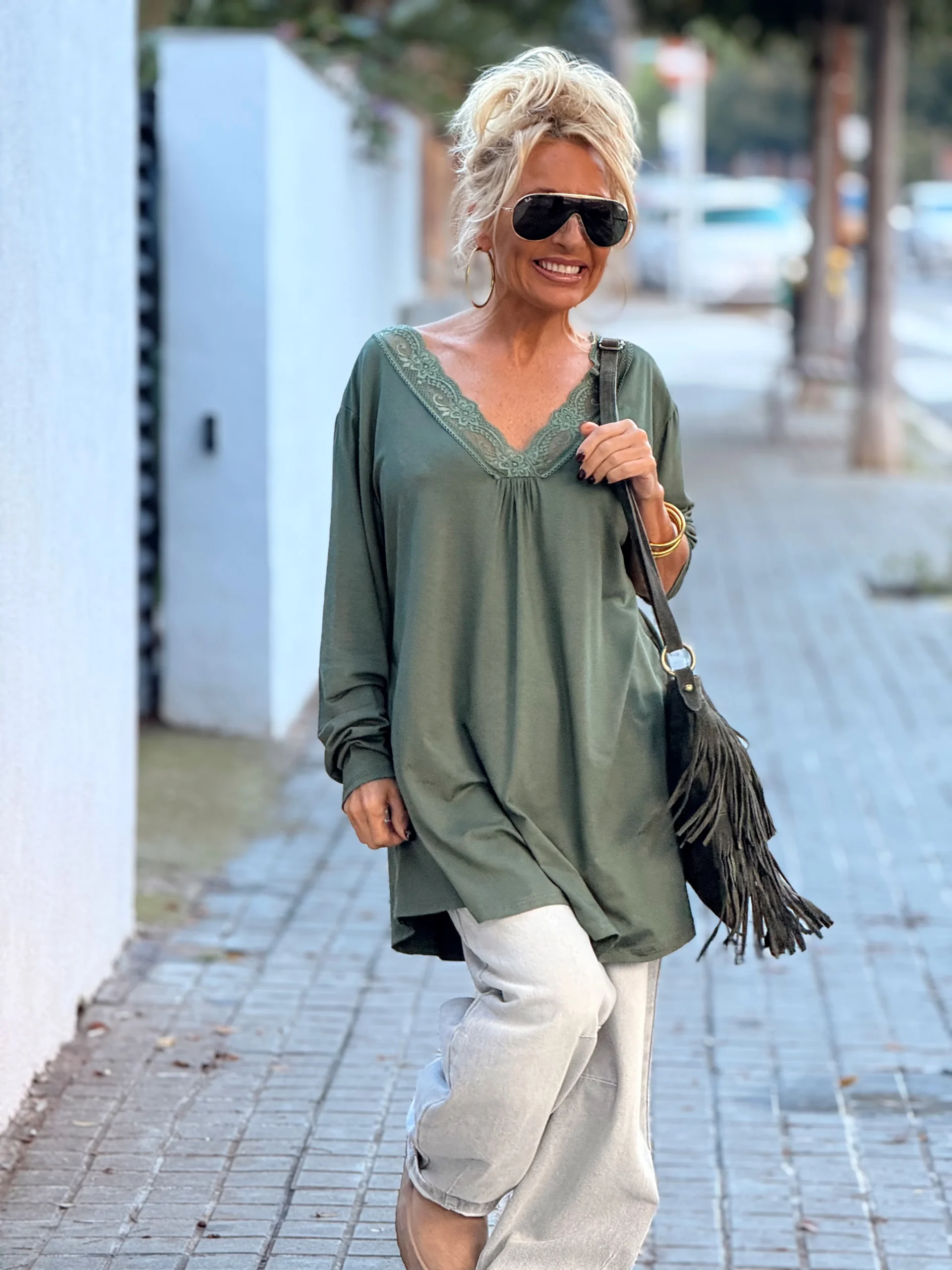 CAMISETA LENCERO SUPER OVERSIZE ESTHER MULTICOLOR