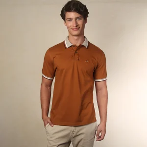 Polo Contraste Color Kaky Ref. 130190725