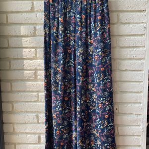 PANTALON FLORES AZUL