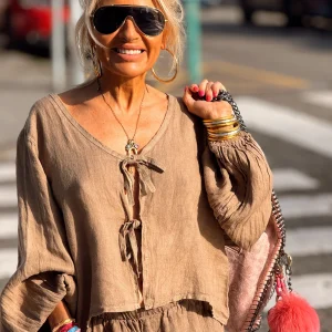 CHAQUETA LAZOS NAEL CAMEL