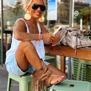 SHORT BIJOUX TEJANO CLARO