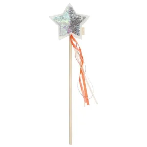 Varita con lentejuelas iridiscentes