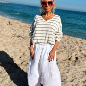 PANTALON OVERSIZE ÉDEN BLANCO