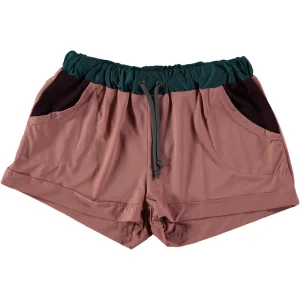 Short lycra combi - rosa viejo, granate, verde ciprés, gris