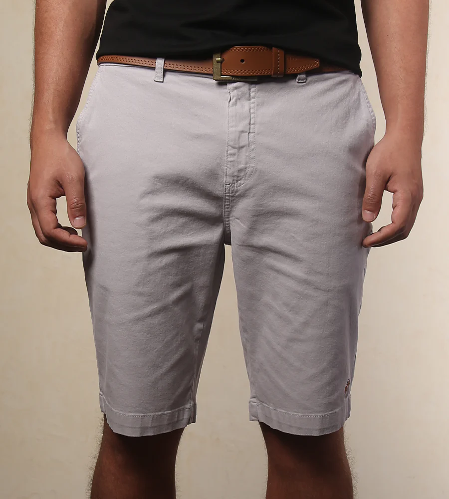 Bermuda Tejido Plano Color Gris Claro Ref. 117030925