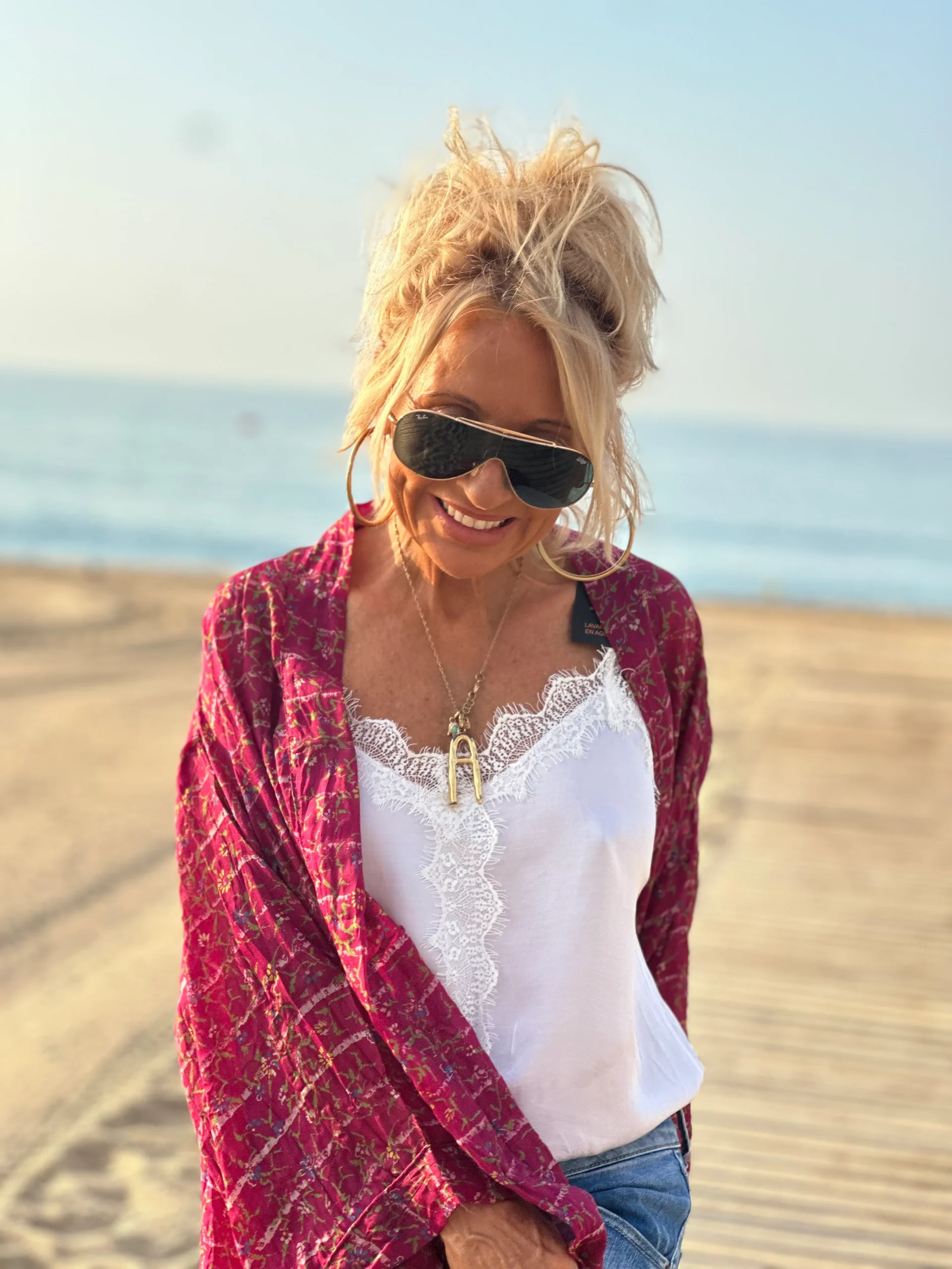 KIMONO OVERSIZE ESTAMPADO MANGA LARGA MULTICOLOR - Imagen 3