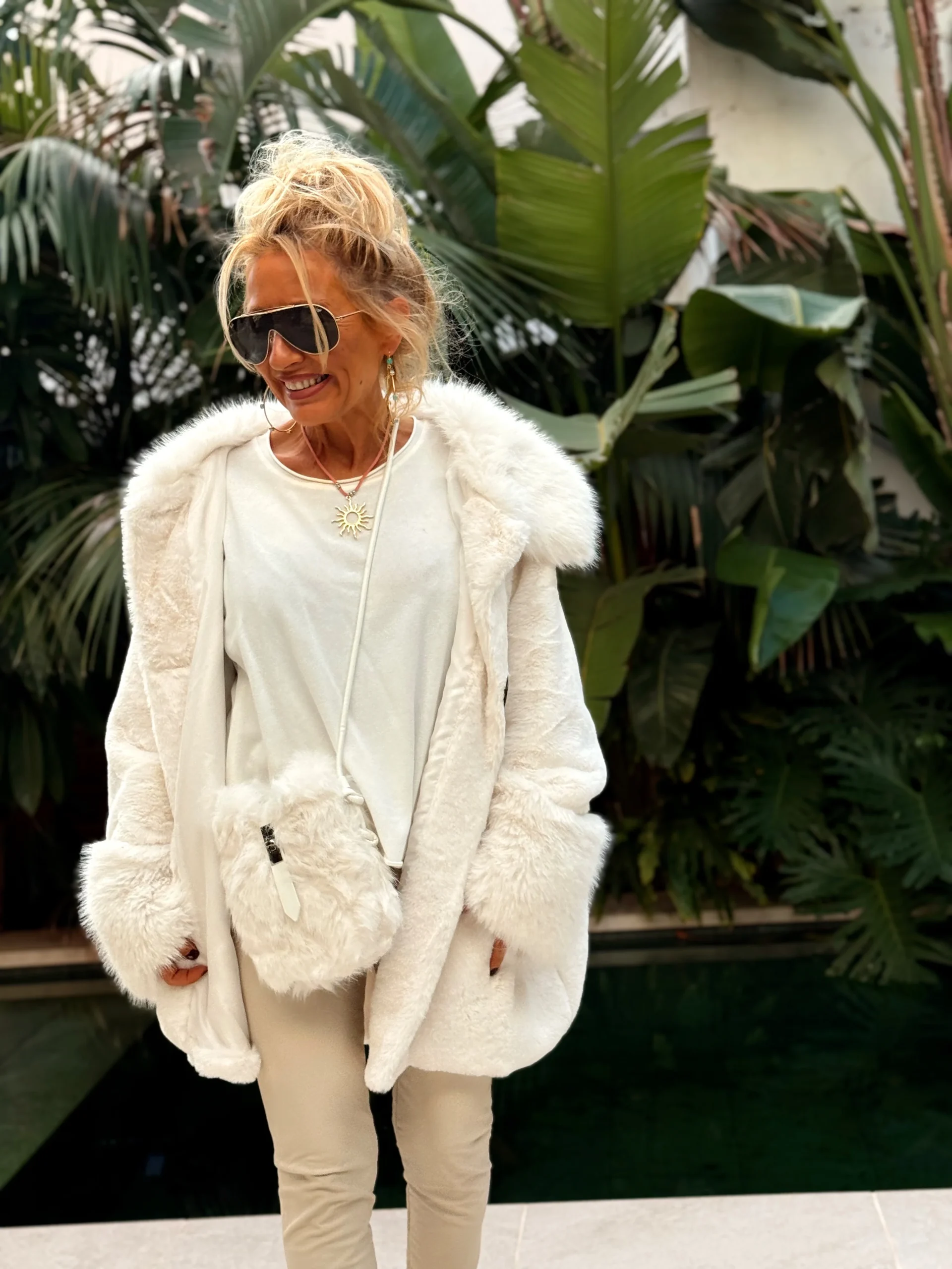 BOLSILLO DE OMBRO PELO SINTÉTICO MULTICOLOR - Imagen 6