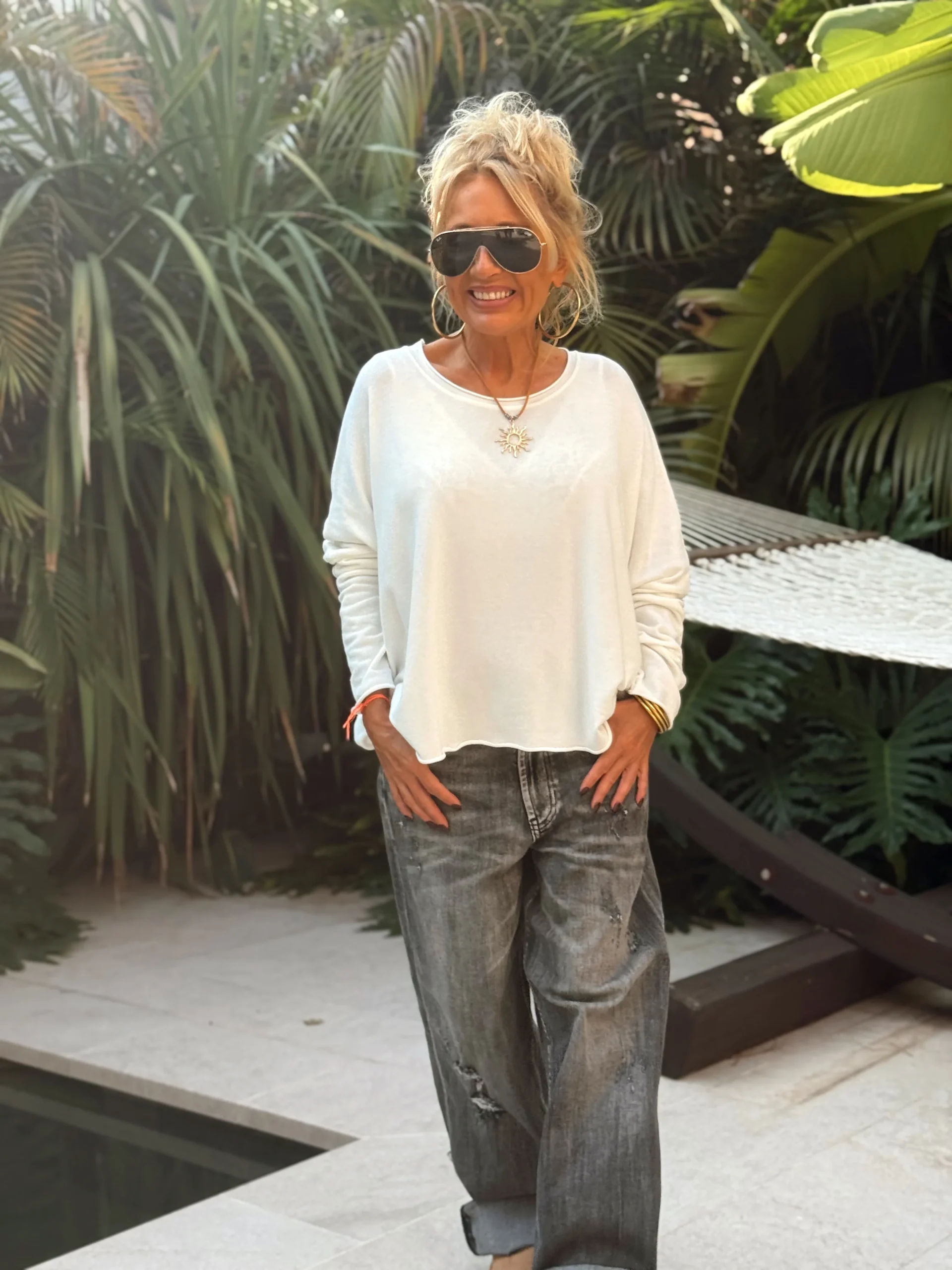 CAMISETA DESGASTADA OVERSIZE DANI MULTICOLOR