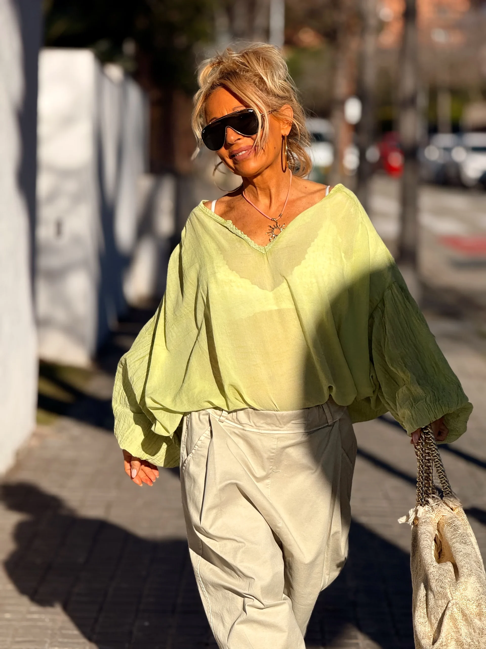 PANTALON BAGGY NICOLAS MULTICOLOR - Imagen 3