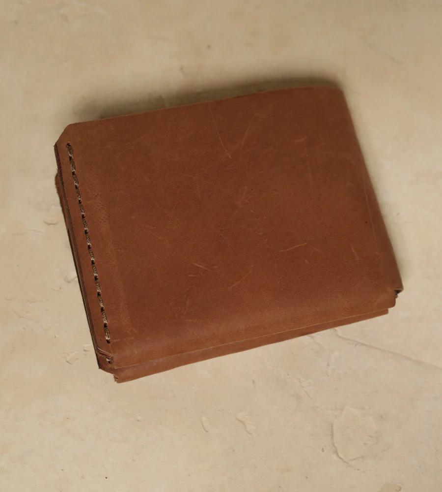 Billetera de Cuero Color Miel Ref. 125020925 - Imagen 4