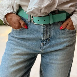 CINTURÓN ANTE CALIFORNIA TURQUESA