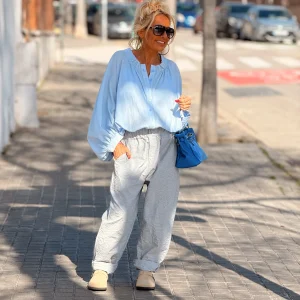 PANTALON BAGGY JULIEN GRIS