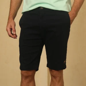 Bermuda Tejido Plano Color Azul Oscuro Ref. 117040625