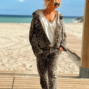 PANTALON LEOPARDO CAMEL