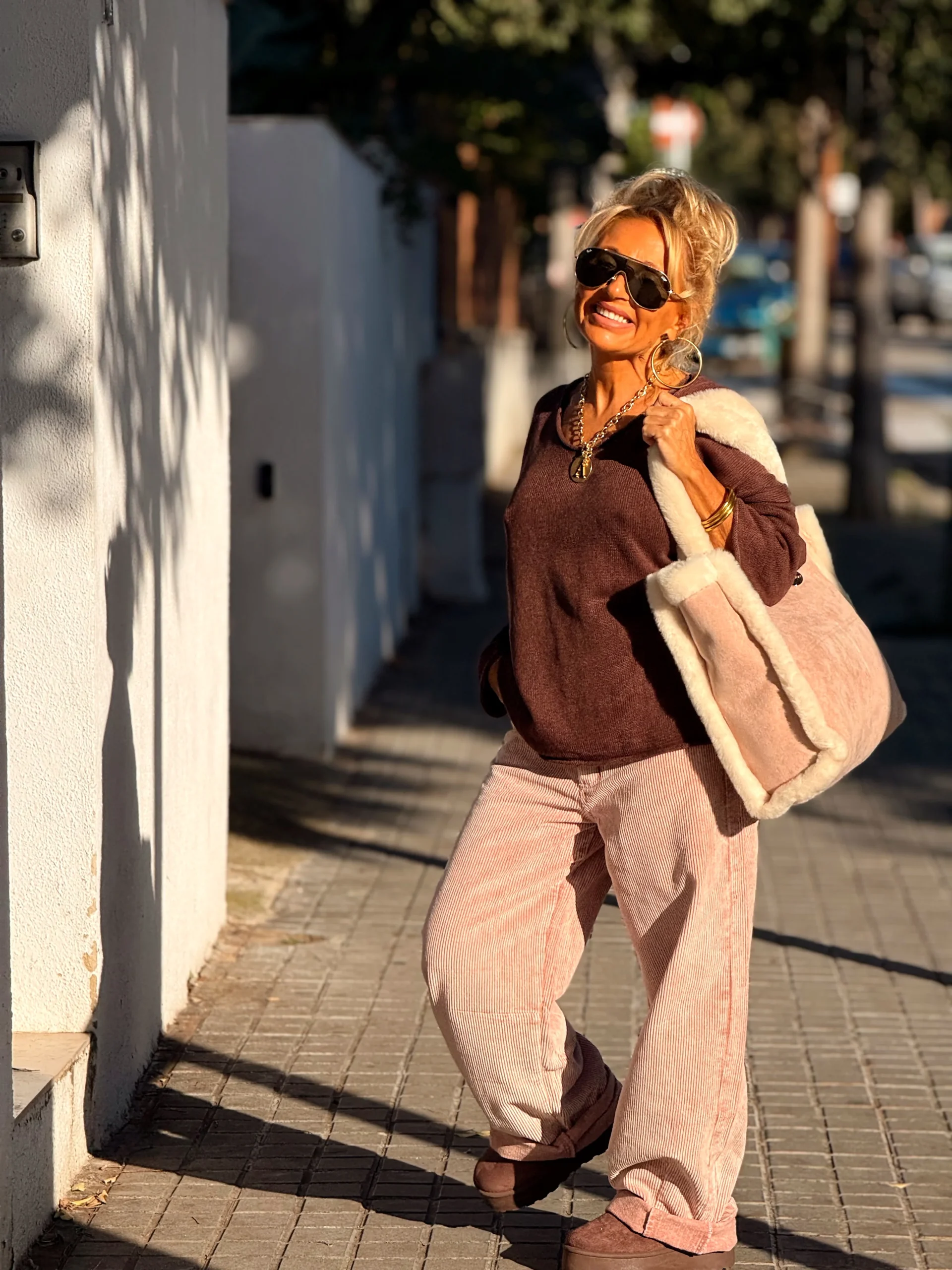 PANTALON DE PANA JOYCE MULTICOLOR - Imagen 6