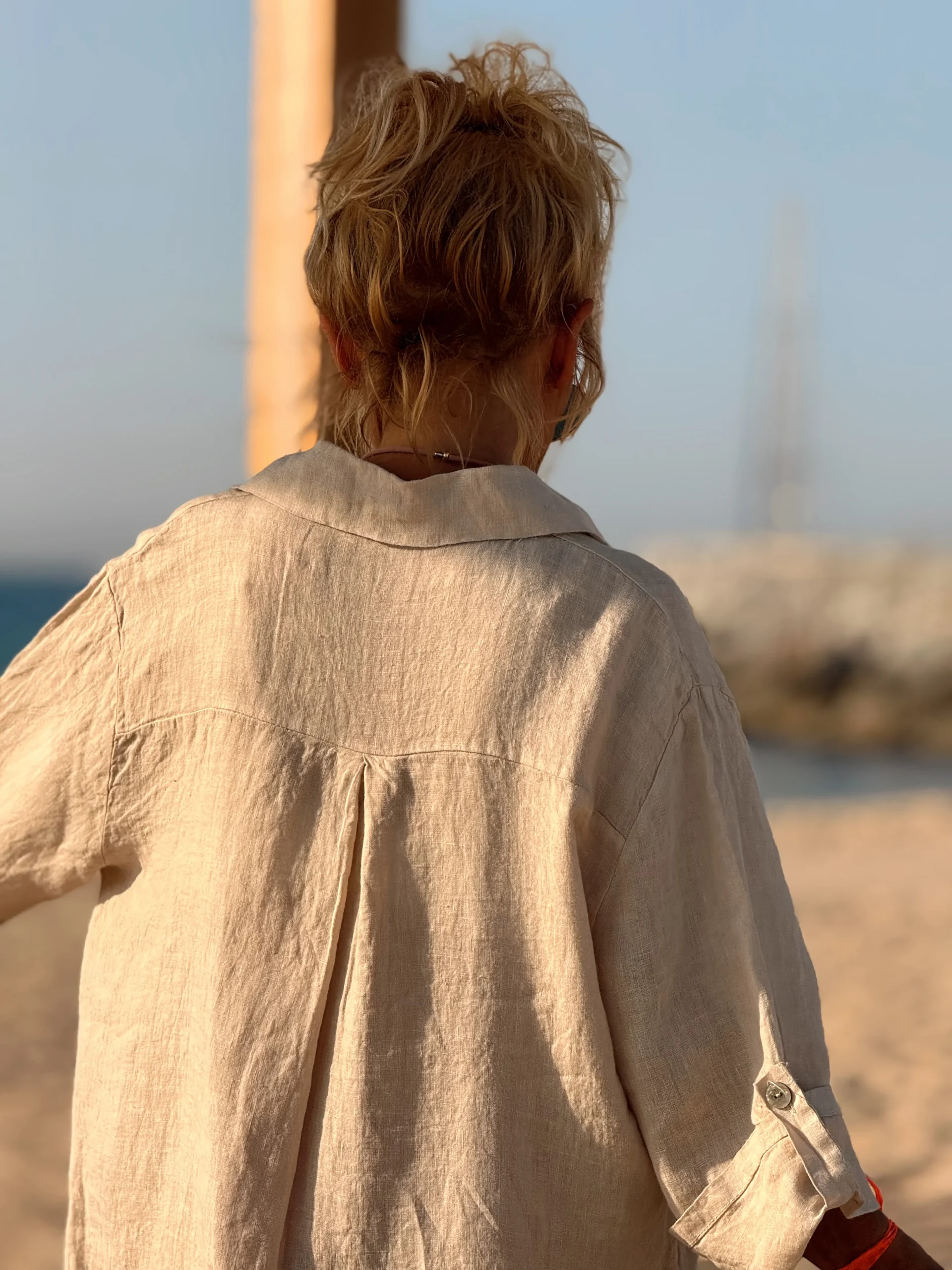 VESTIDO CAMISA TERRY MULTICOLOR - Imagen 3