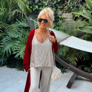 KIMONO TERCIOPELO ROJO