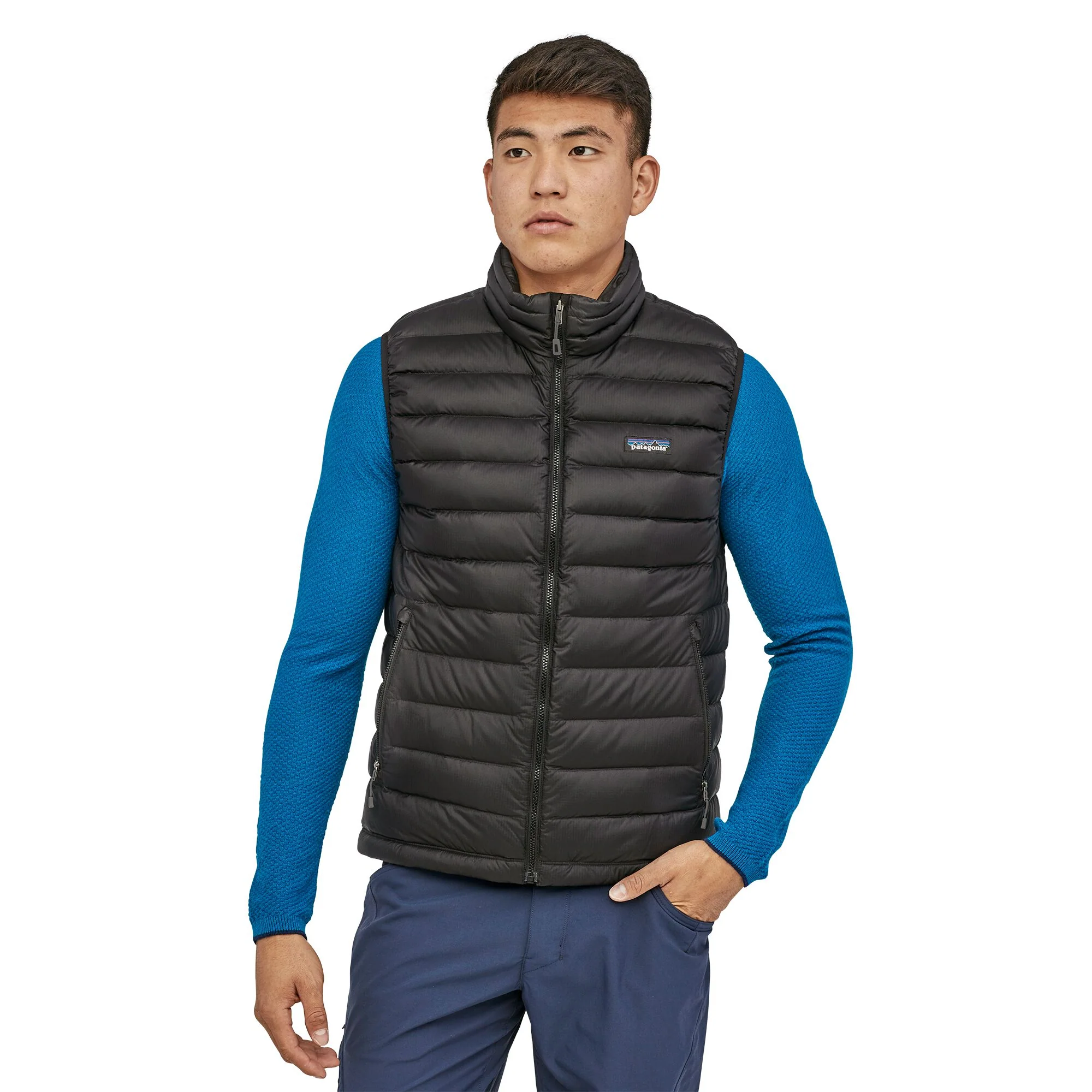 Chaleco de Pluma Hombre Sin Mangas Down Sweater Vest - Imagen 8