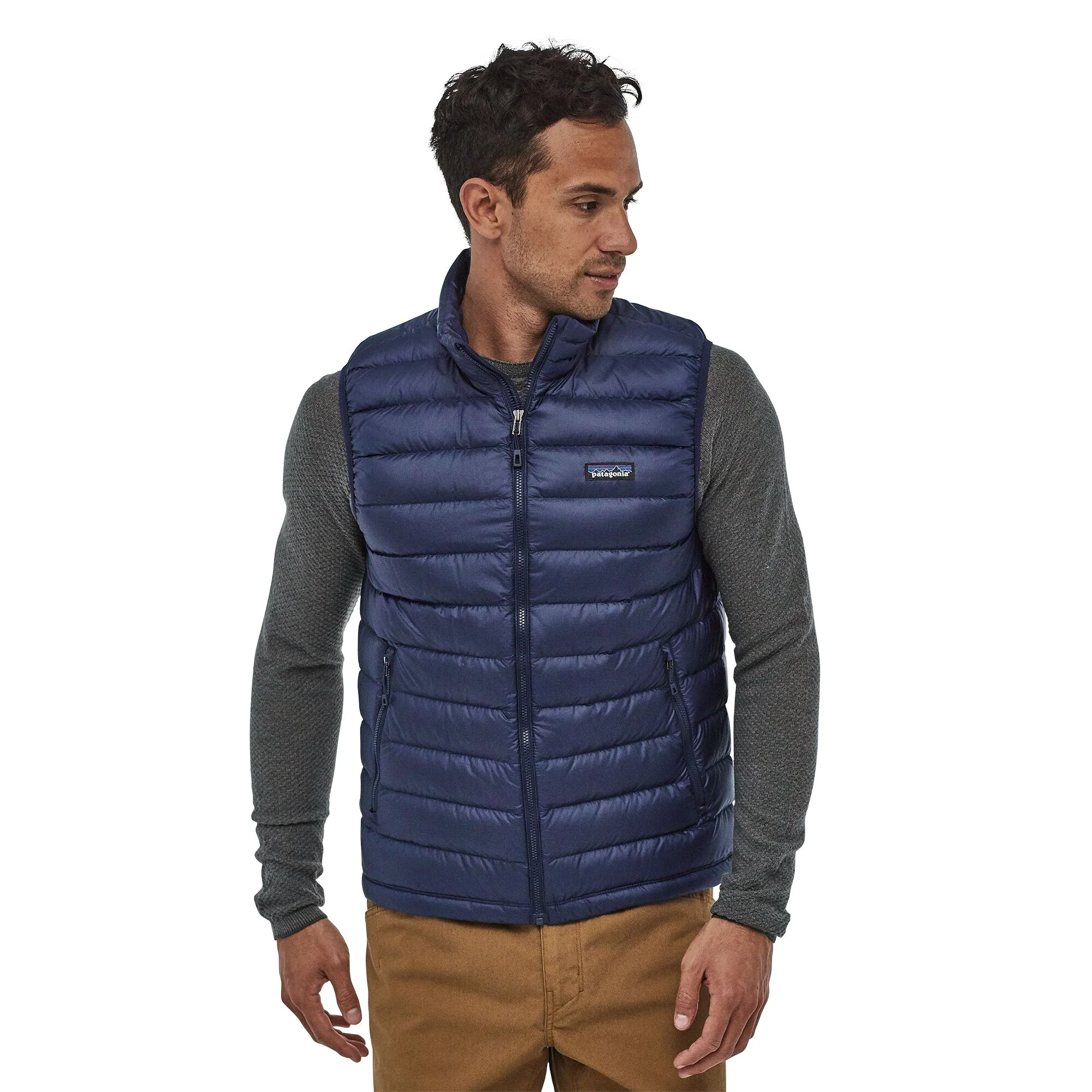 Chaleco de Pluma Hombre Sin Mangas Down Sweater Vest - Imagen 5