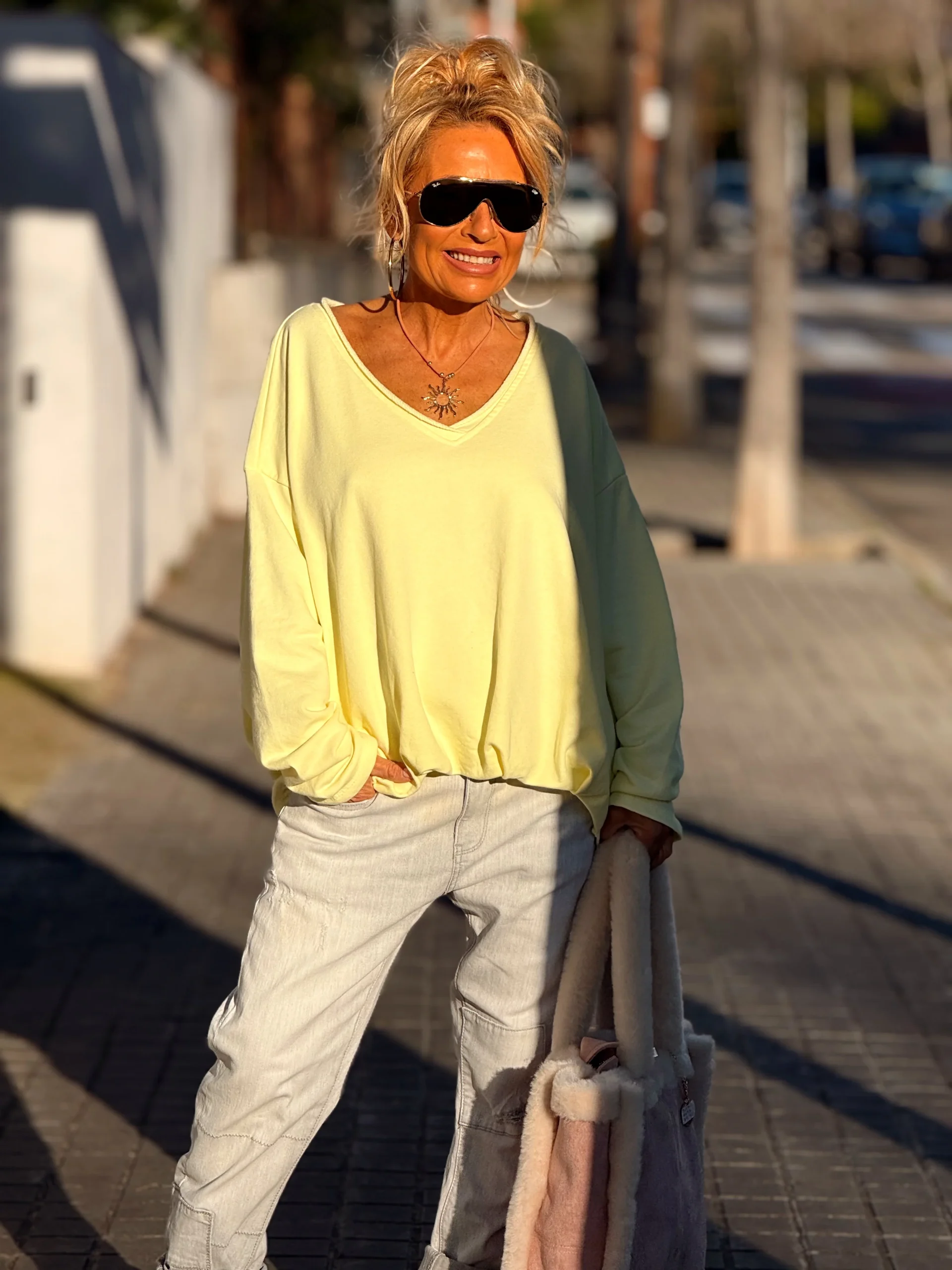 SUDADERA OVERSIZE FILOMENA MULTICOLOR - Imagen 7