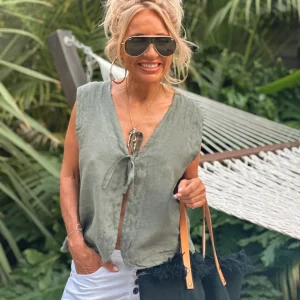 CHALECO CON LAZO JOYCE KAKI