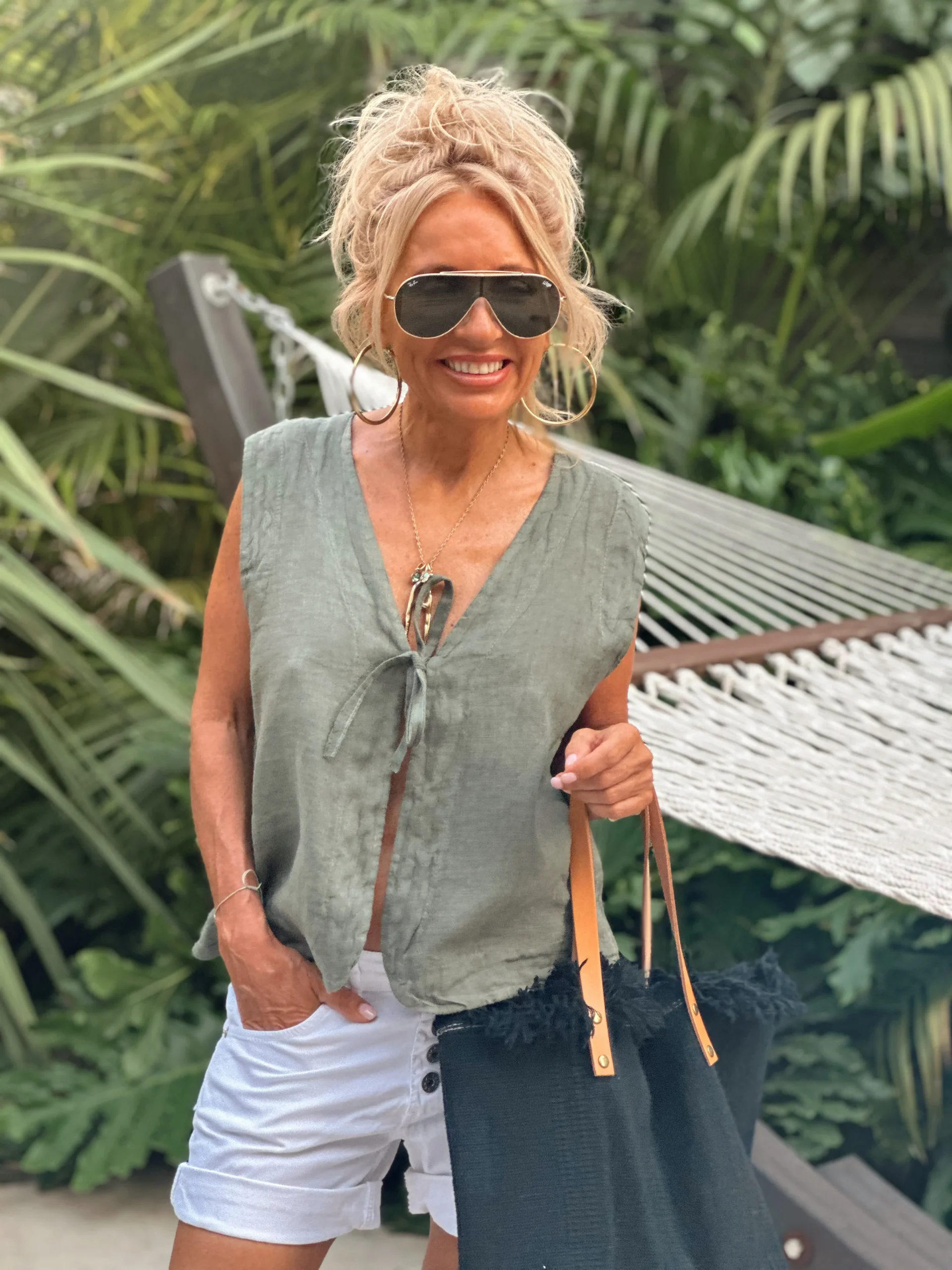 CHALECO CON LAZO JOYCE KAKI