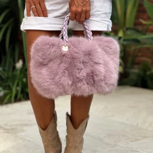 BOLSO PELO SINTÉTICO LONDRES ROSA