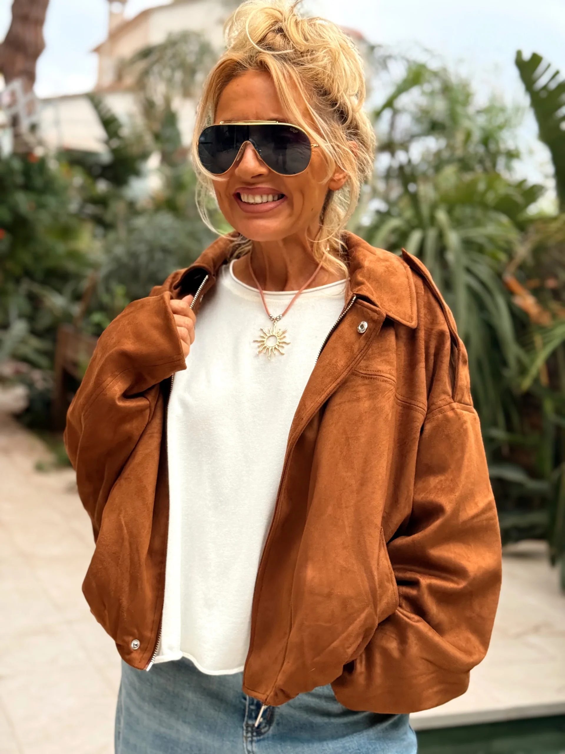 CAZADORA ANTE GUSTAVE CAMEL - Imagen 6