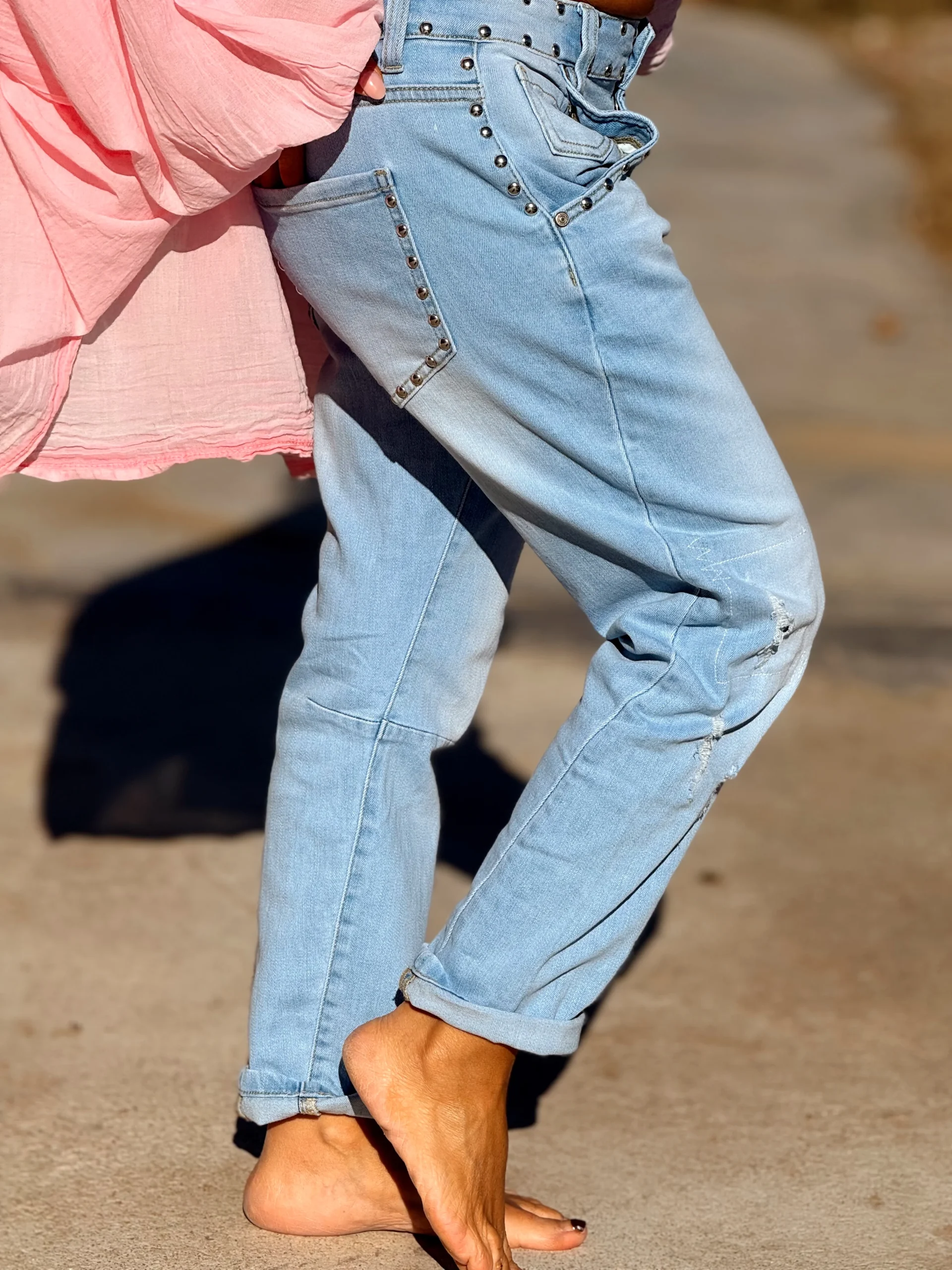 JEANS VAQUEROS CON TACHAS TEJANO - Imagen 8