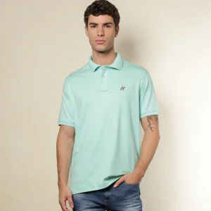 Polo Fondo Entero Color Verde Menta Claro Ref. 101180925