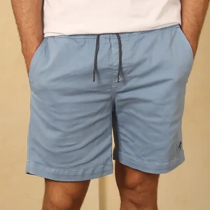 Bermuda Tejido Plano Azul Claro Ref. 117010625