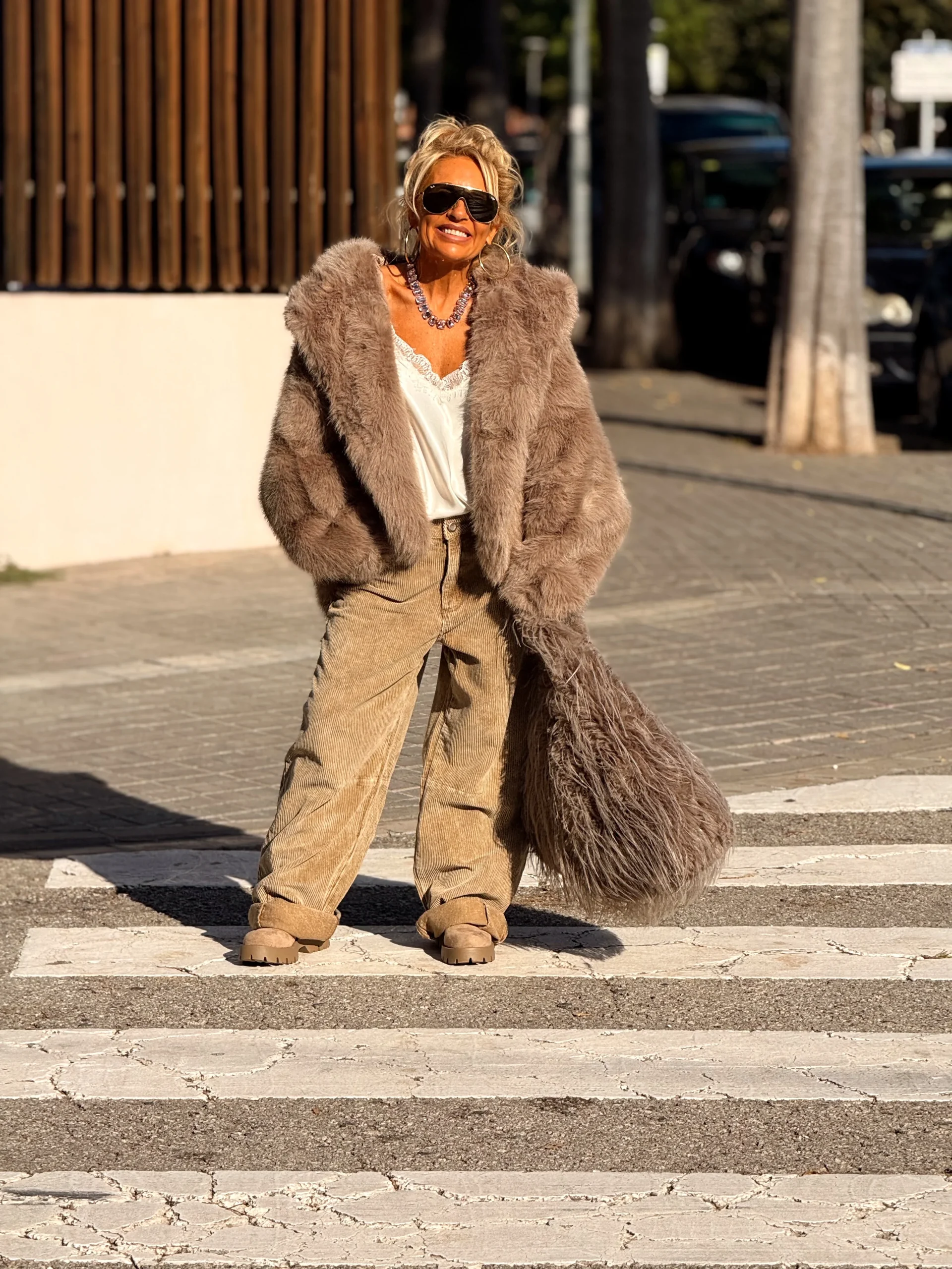 PANTALON DE PANA JOYCE MULTICOLOR - Imagen 3