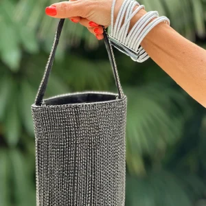 BOLSO LENTEJUELAS MONACO NEGRO