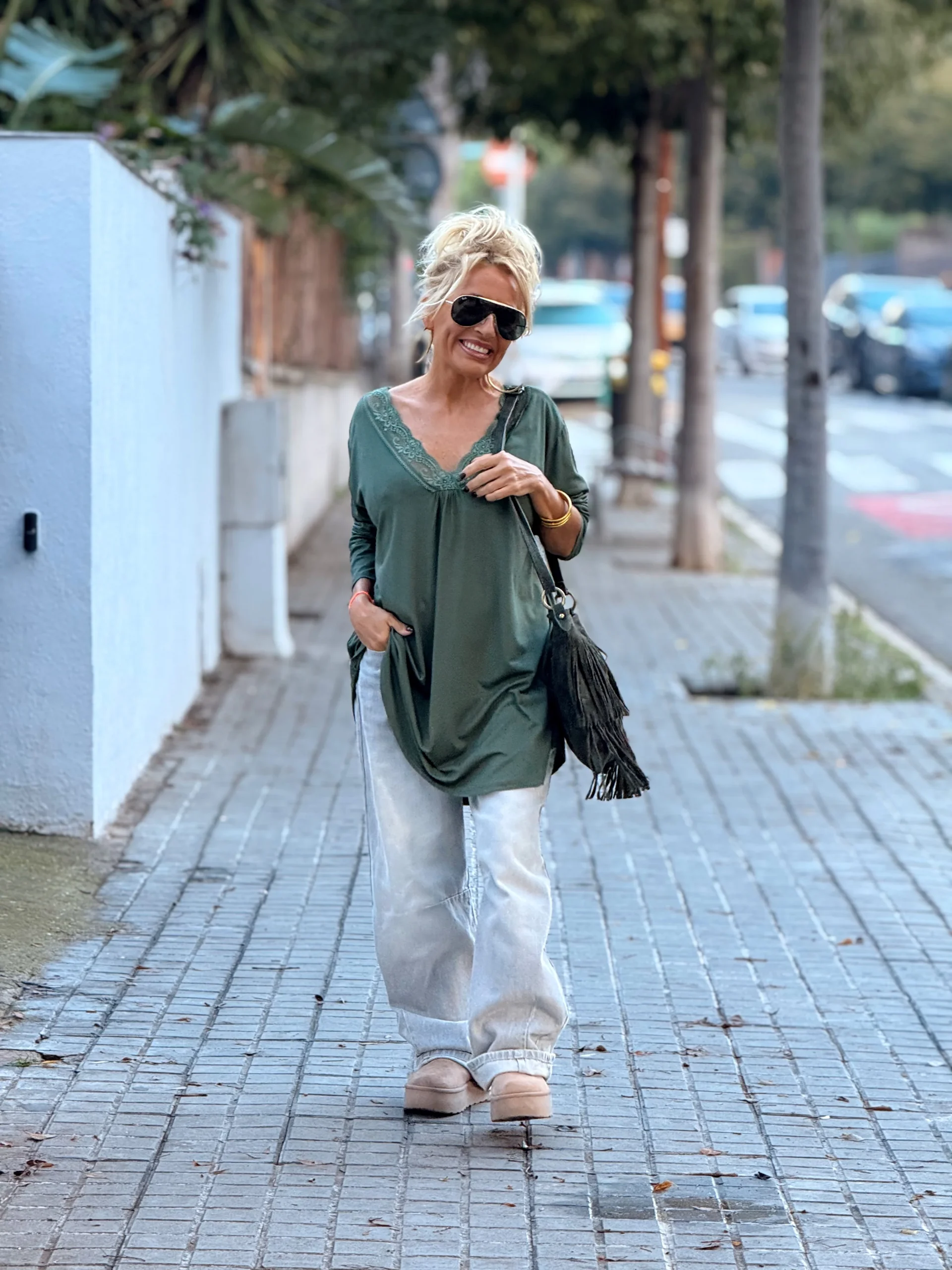 CAMISETA LENCERO SUPER OVERSIZE ESTHER MULTICOLOR - Imagen 6