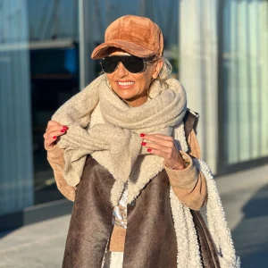 GORRA TERCIOPELO CAMEL